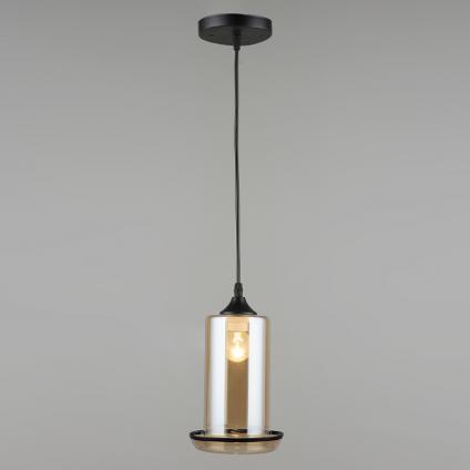 Подвес N4804/1HQ BK+AM черный 1х40W E27 d130 h800, QH22